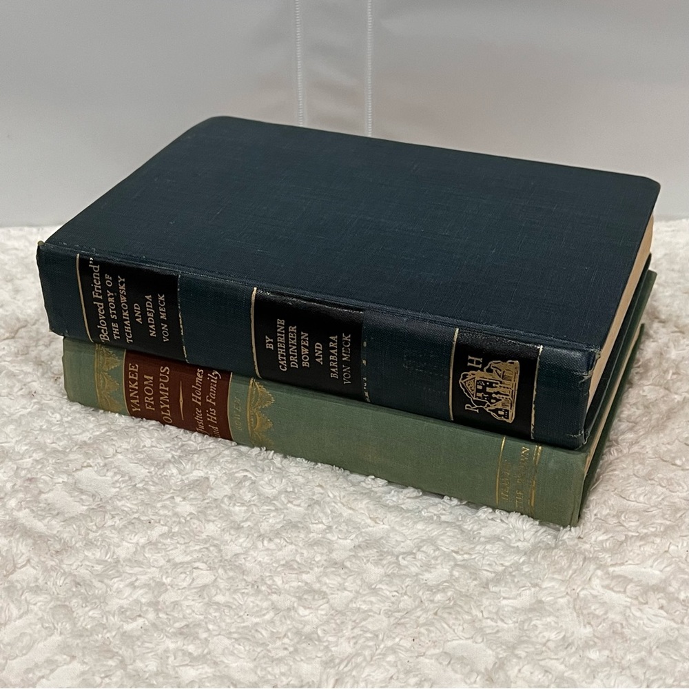 2 Vintage 1940s Music & Justice Biography Books by Catherine Drinker Bowen